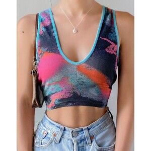 URBAN OUTFITTERS TANK CROP SURFER MIAMI LOCATION SZ M NWT